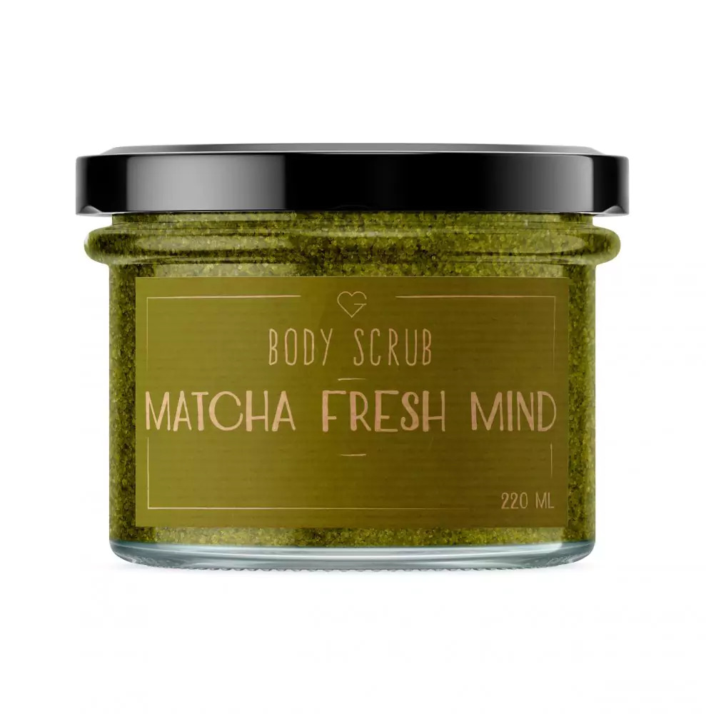 GOODIE Tělový peeling - Matcha fresh mind 220 ml