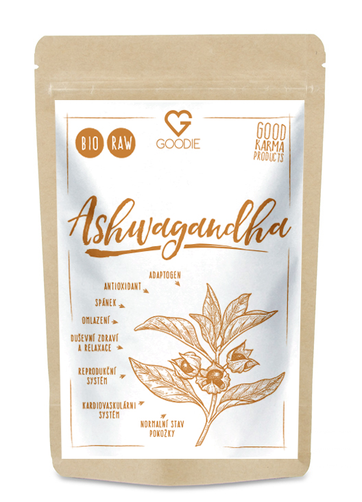Goodie Ashwagandha BIO, RAW 150 g