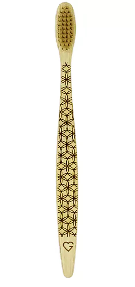 GOODIE Bambusový zubní kartáček - vzor mandala
