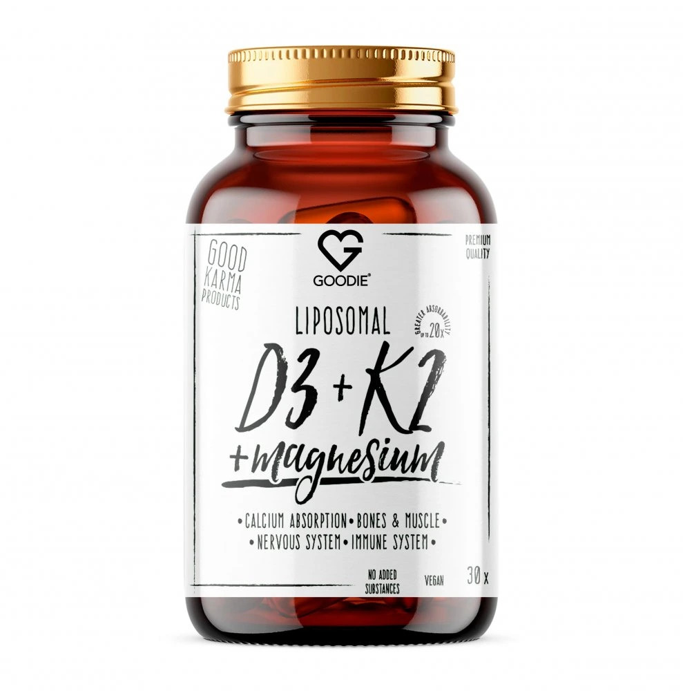 Goodie Liposomální Vitamin D3 + K2 + Magnesium 30 ks