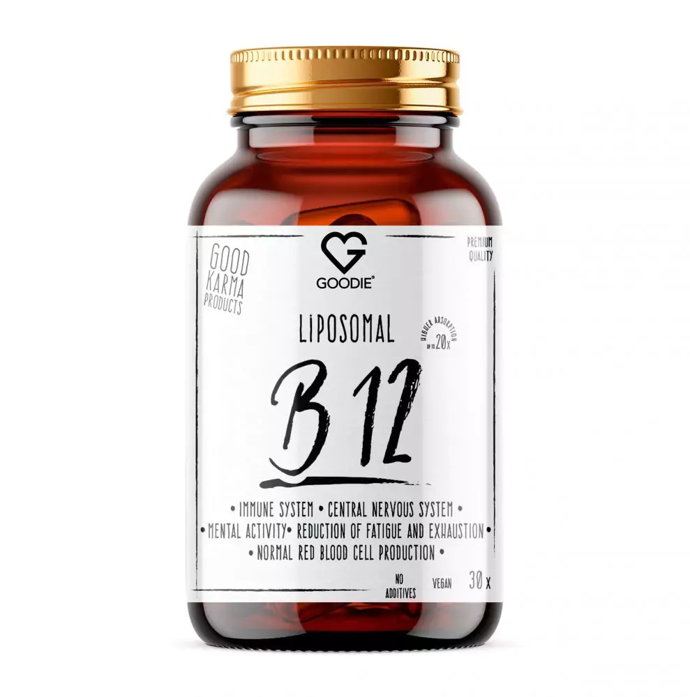 GOODIE Liposomální B12 (Methylcolabamin) 30 ks