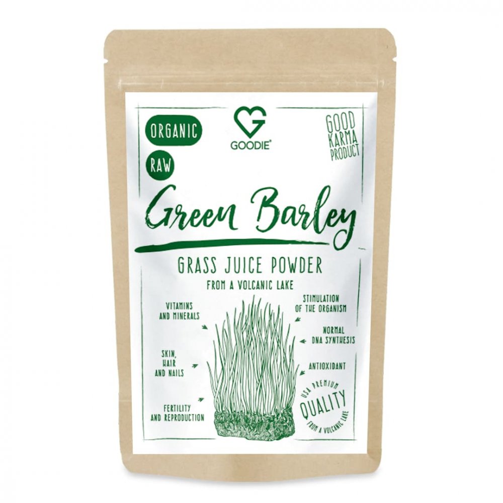 Goodie Mladý ječmen - sušená šťáva BIO, RAW 150 g