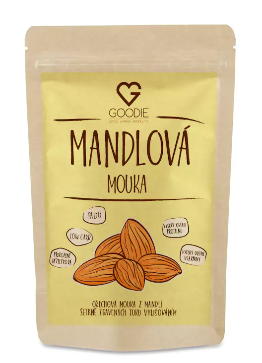 GOODIE Mandlová mouka (proteinová) BIO 200 g