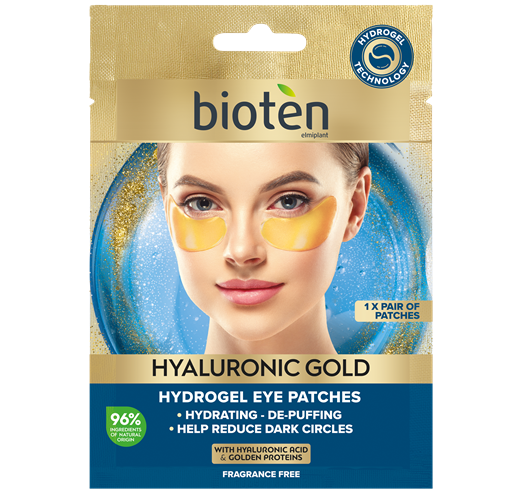 BIOTEN Hyaluronic GOLD Zlaté hydrogelové polštářky pod oči, 35g
