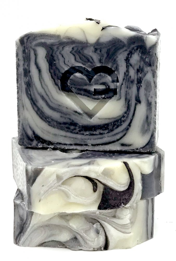 GOODIE Přírodní mýdlo - Black detox & Tea tree 95 g