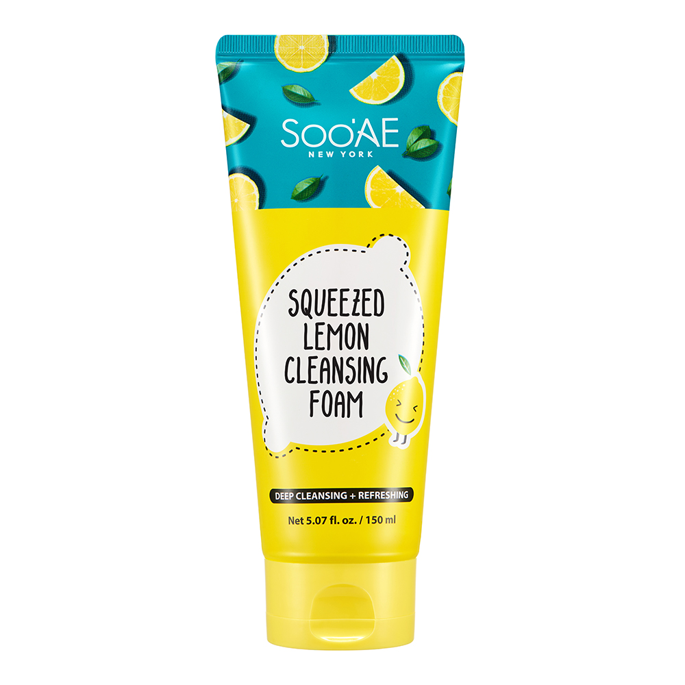 Soo'AE SQUEEZED Lemon čistící pěna, 150ml