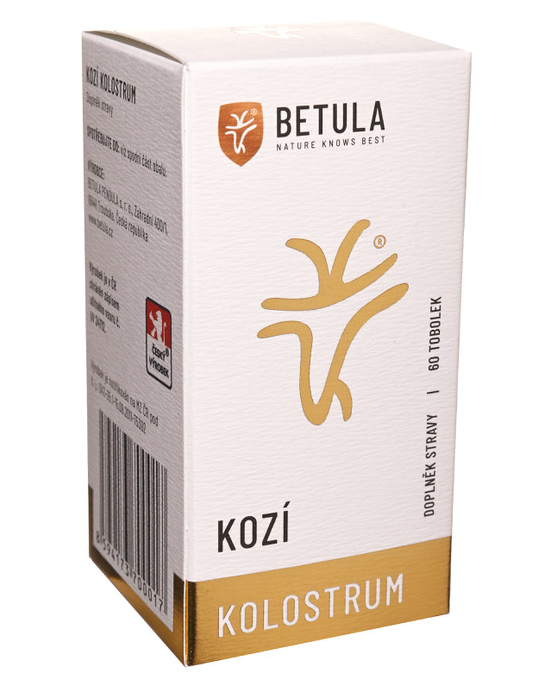 BETULA Kozí kolostrum, 60 tobolek