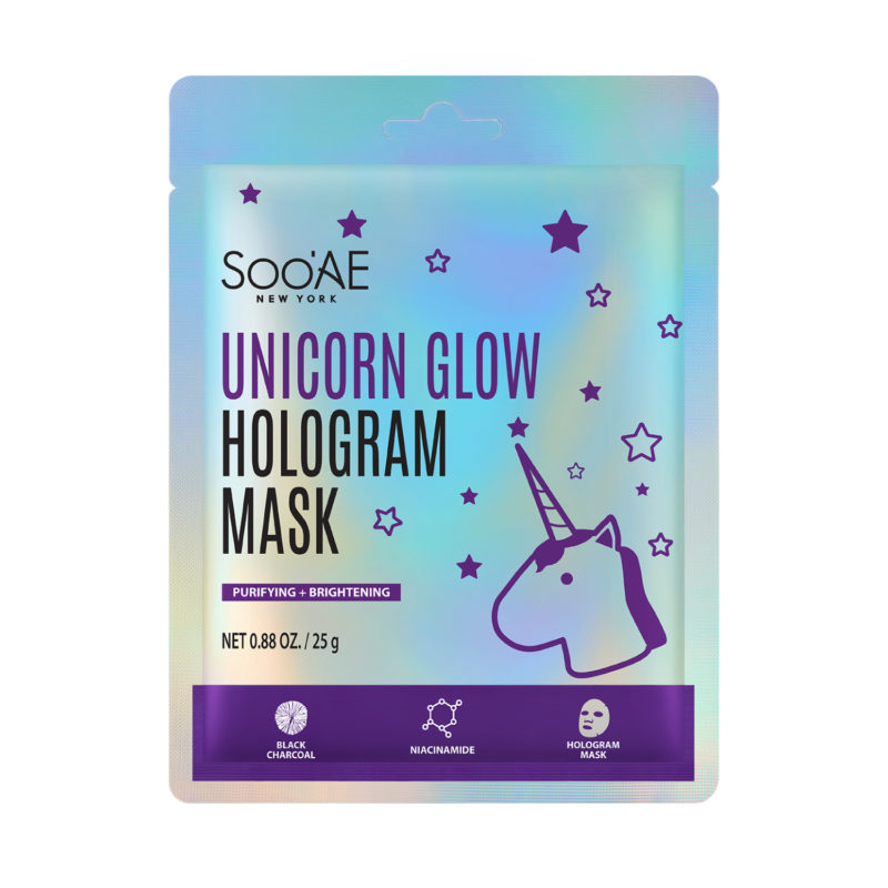 Soo'AE UNICORN GLOW HOLOGRAMOVÁ MASKA 25g
