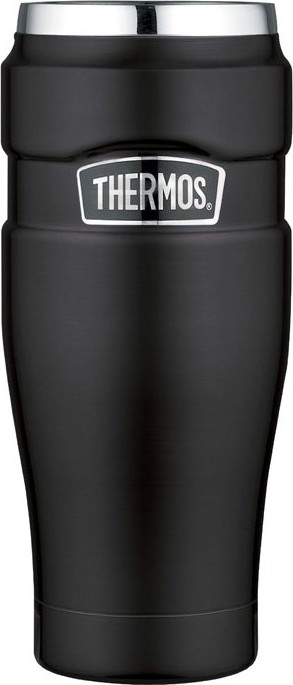 THERMOS Vodotěsný termohrnek - matně černá 0,47