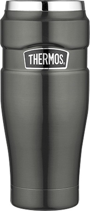 THERMOS Vodotěsný termohrnek - metalicky šedá 0,47