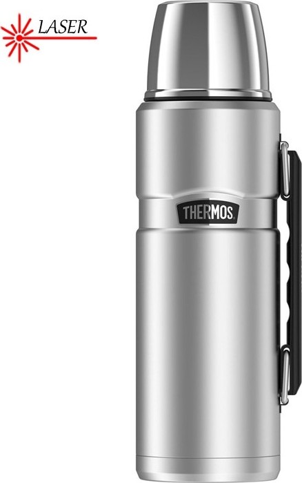 THERMOS Termoska na nápoje s madlem - nerez 1,2
