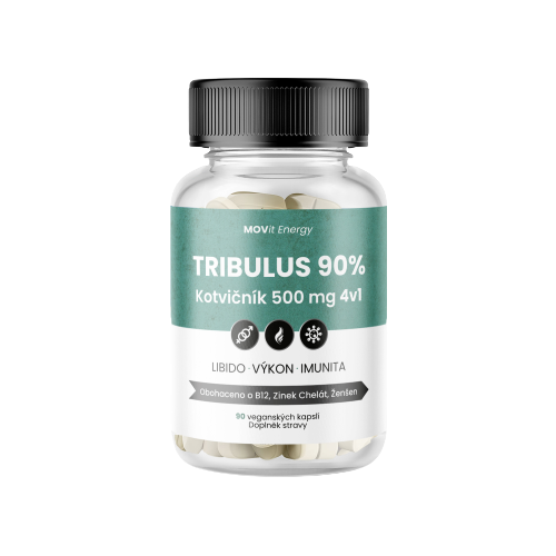 MOVit Energy MOVit TRIBULUS 90% Kotvičník 500 mg 4v1, 90 kapslí