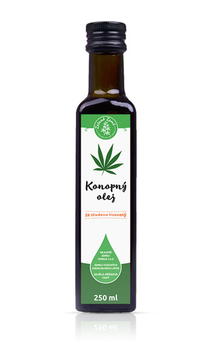 Zelená Země Konopný olej 250 ml