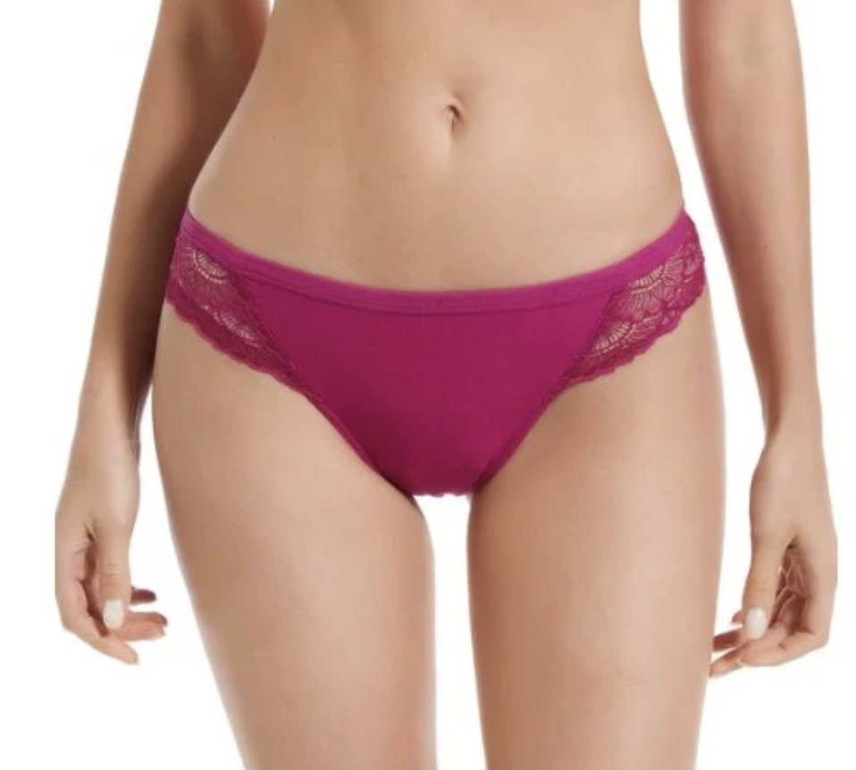 BODYLOK Menstruační kalhotky Bamboo Pink - střední menstruace Varianta: l