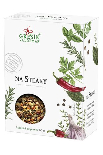 Valdemar Grešík - Natura s.r.o. Na steaky 50 g GREŠÍK Dobré koření
