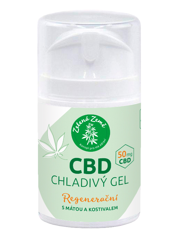 Zelená Země CBD chladivý gel 50 g