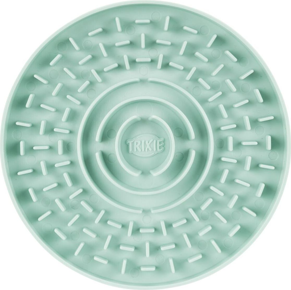 JUNIOR lízací talířek na pamlsky/paštiky mátová 21 cm, mátová