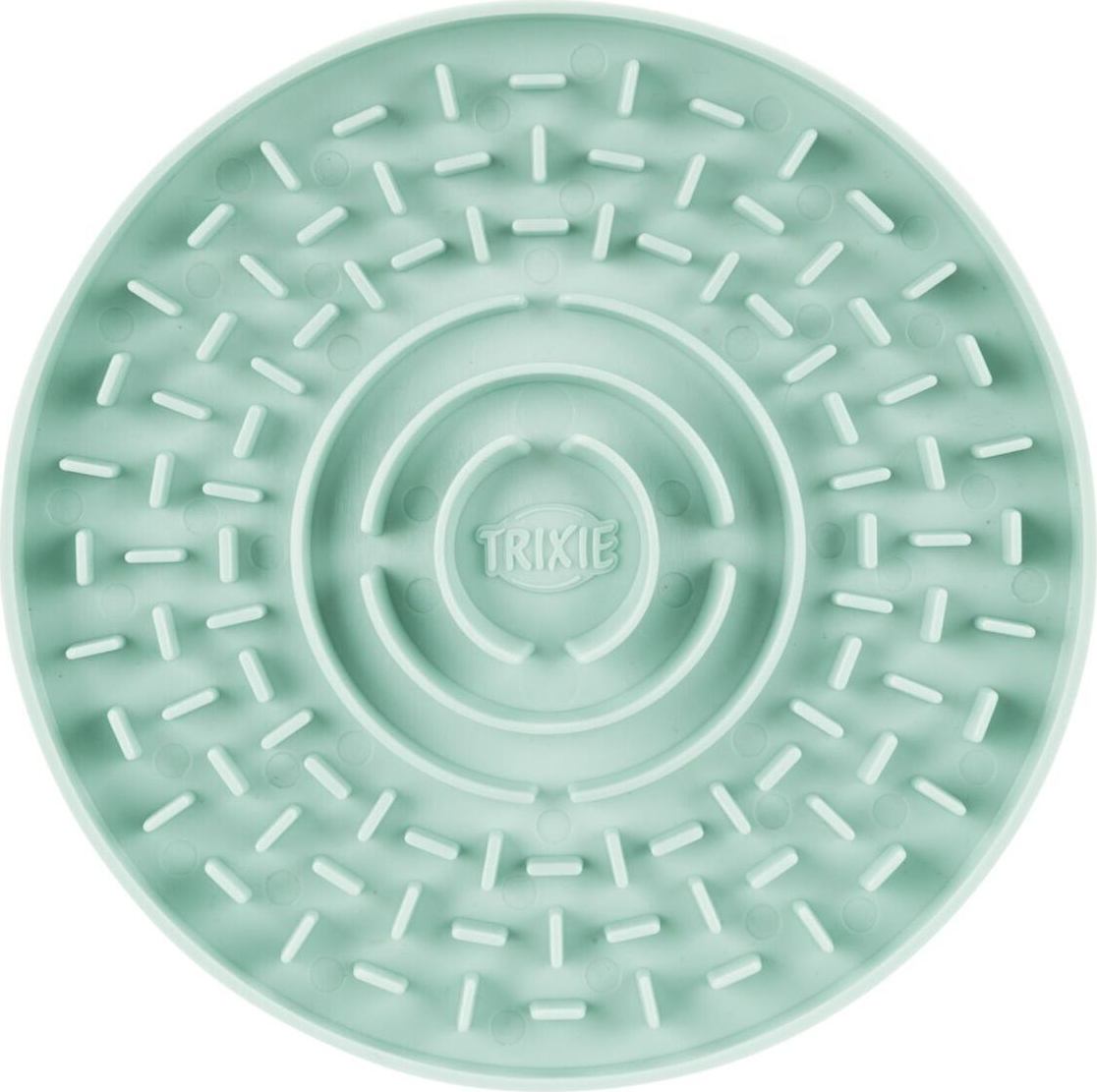 JUNIOR lízací talířek na pamlsky/paštiky mátová 21 cm, mátová