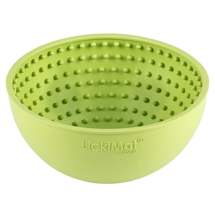 LickiMat Lízací miska Wobble Barevný: Zelená