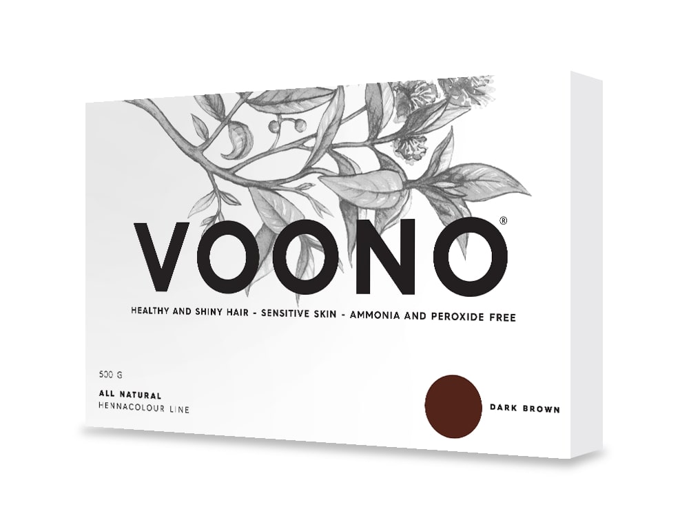 VOONO Henna Dark brown, 500g