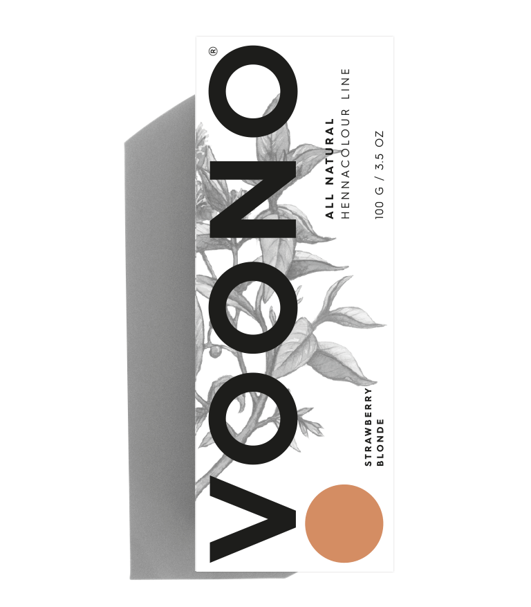 VOONO Strawberry blonde, barva na vlasy, 100g