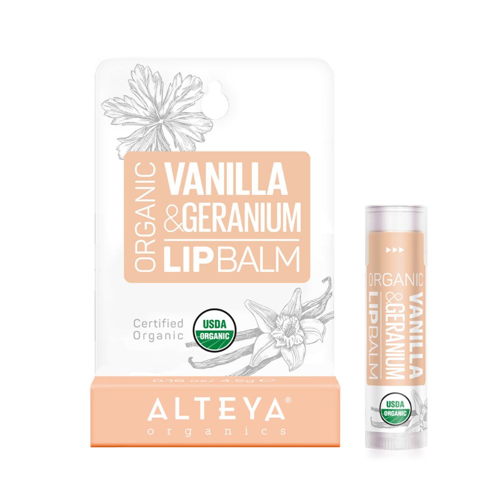 Balzám na rty s vanilkou a muškátem Alteya Organics 5 g
