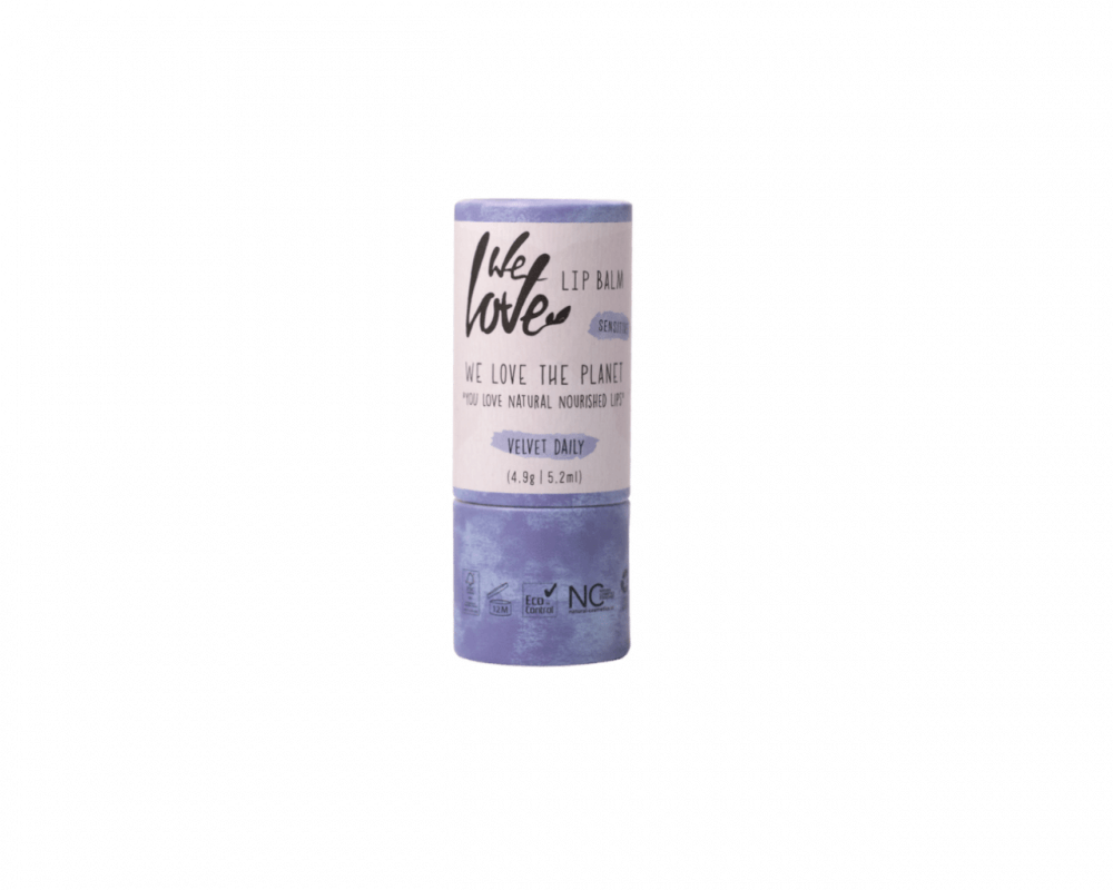 Přírodní balzám na rty Velvet daily sensitive We Love the Planet 4,9 g