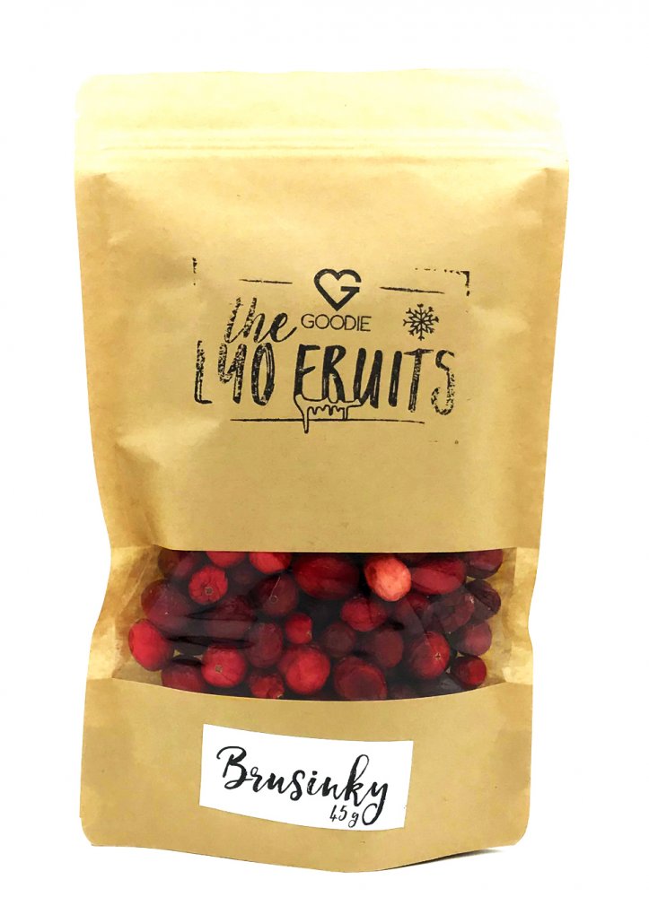 GOODIE Lyofilizované brusinky 45 g