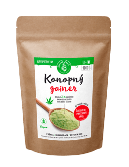Zelená Země Konopný gainer Fitness 1kg