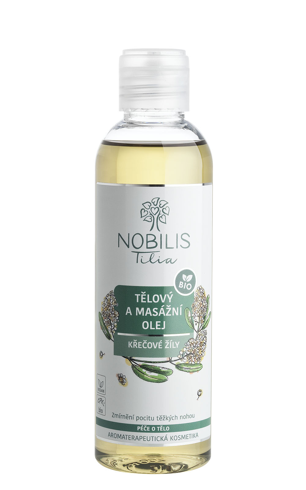Nobilis Tilia Tělový a masážní olej Křečové žíly varianta: 200 ml