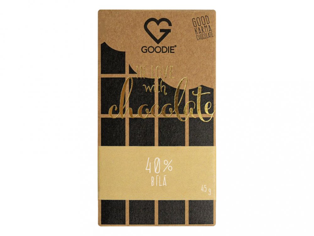 GOODIE ČOKOLÁDA - Bílá 40%