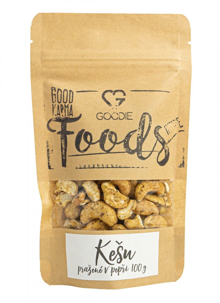 Goodie Kešu pražené v pepři 100 g