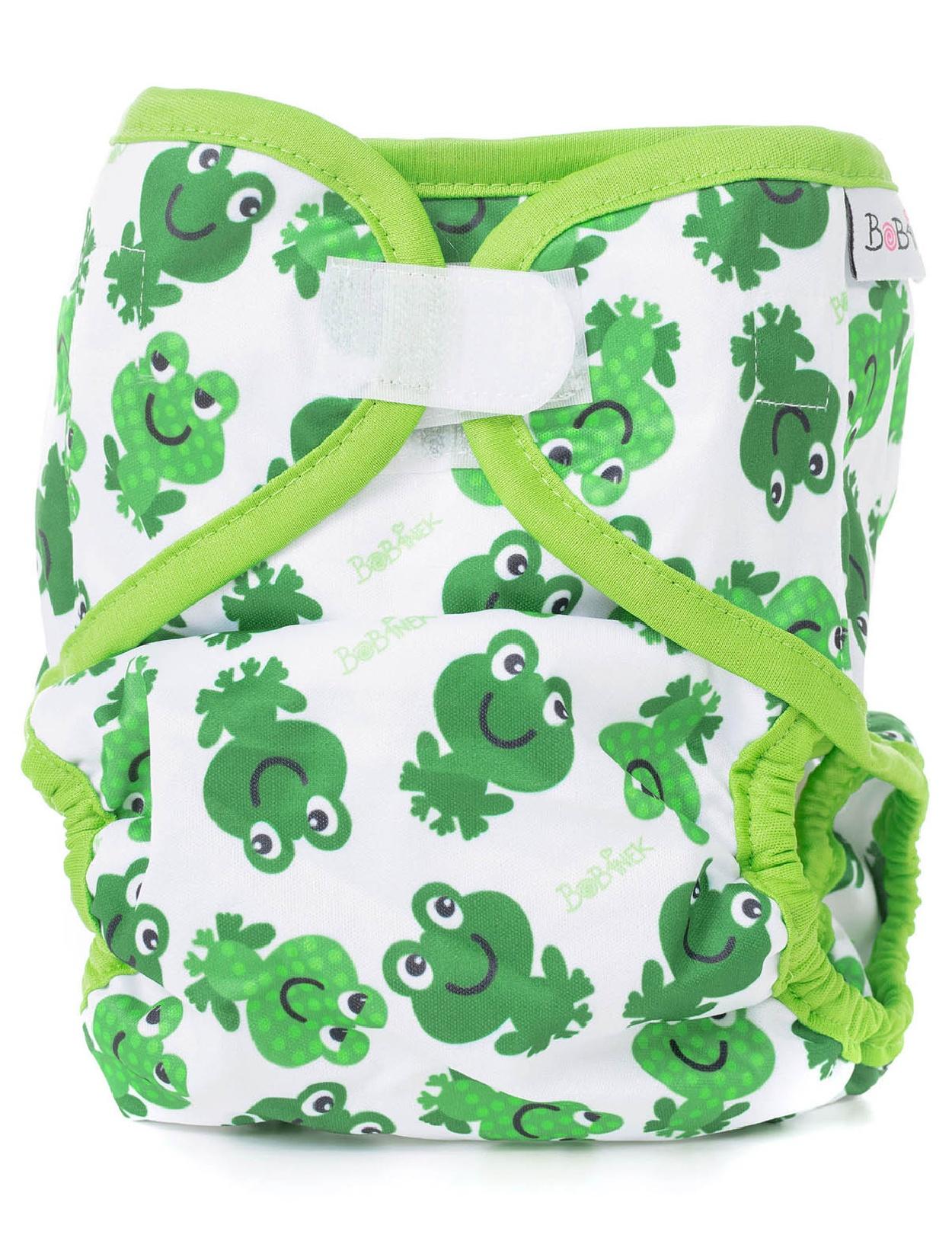Bobánek Svrchní kalhotky XL suchý zip - Veselé žabky
