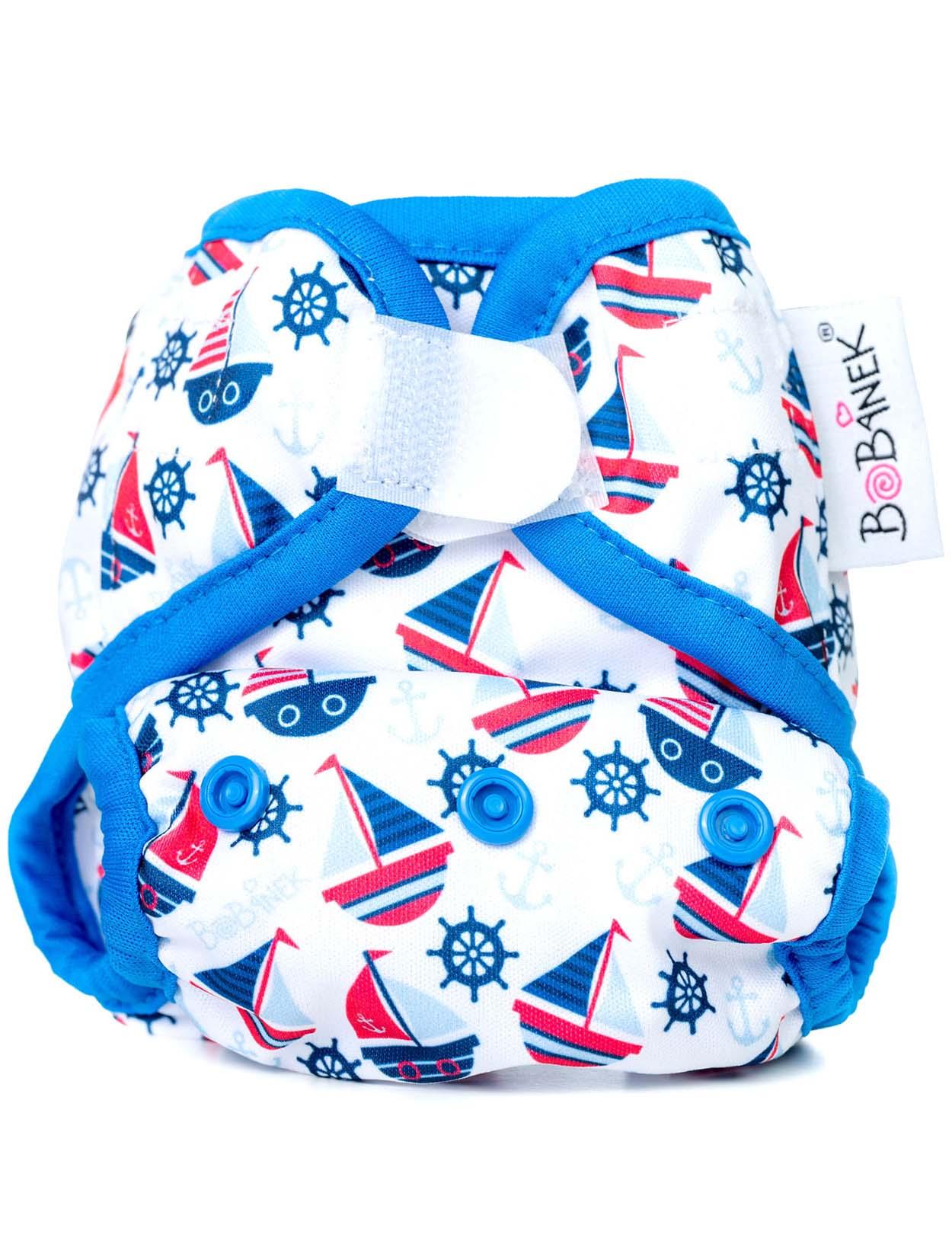 Bobánek Novorozenecké svrchní kalhotky suchý zip - Lodičky