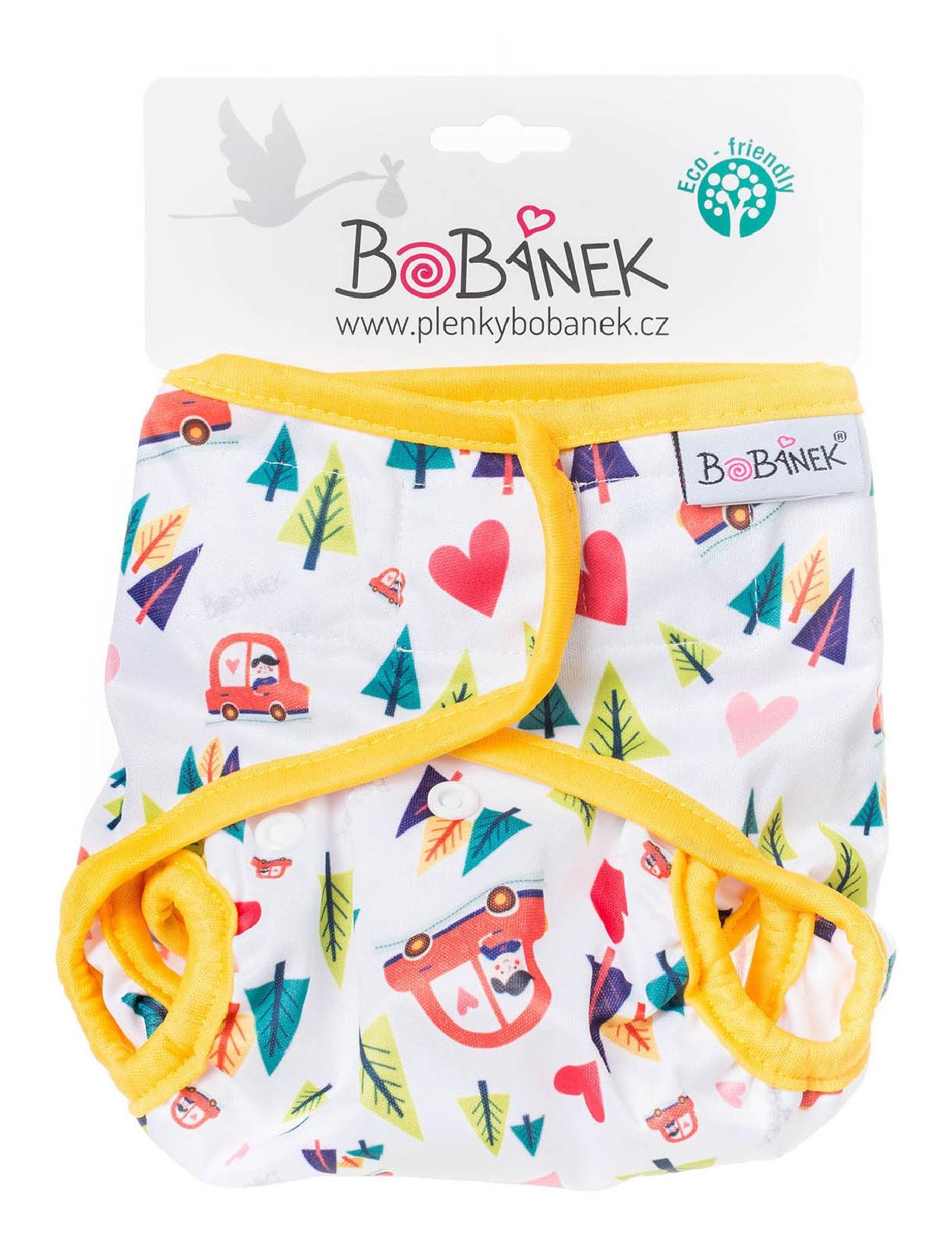 Bobánek Svrchní kalhotky suchý zip - Autíčko