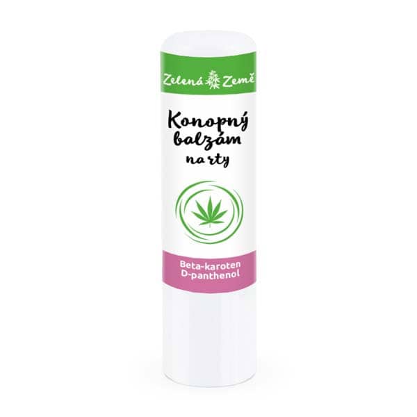 Zelená Země Konopný balzám na rty 4,8 ml