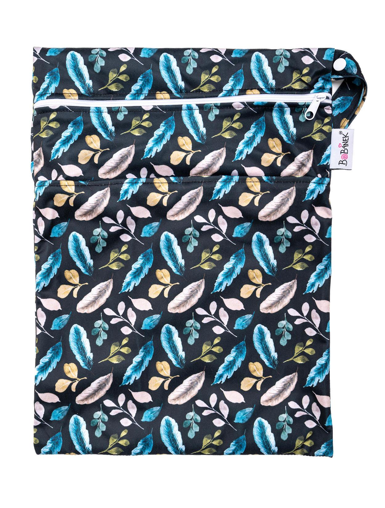 Bobánek Nepromokavá taška normal - Noční pírka 30 x 36 cm