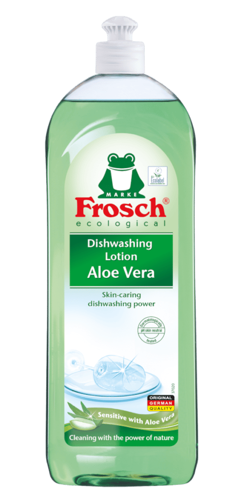 Prostředek na nádobí Frosch - aloe vera, 750 ml
