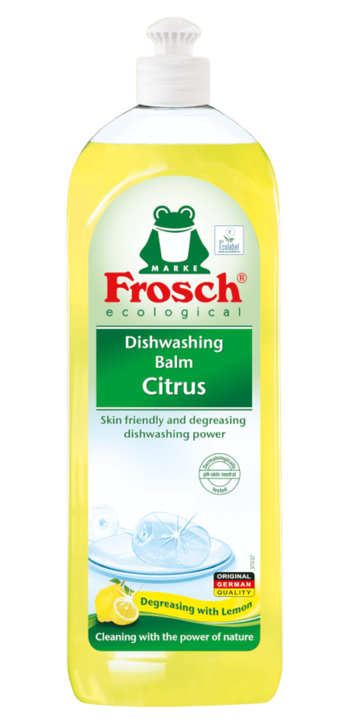 Prostředek na nádobí Frosch - citron, 750 ml