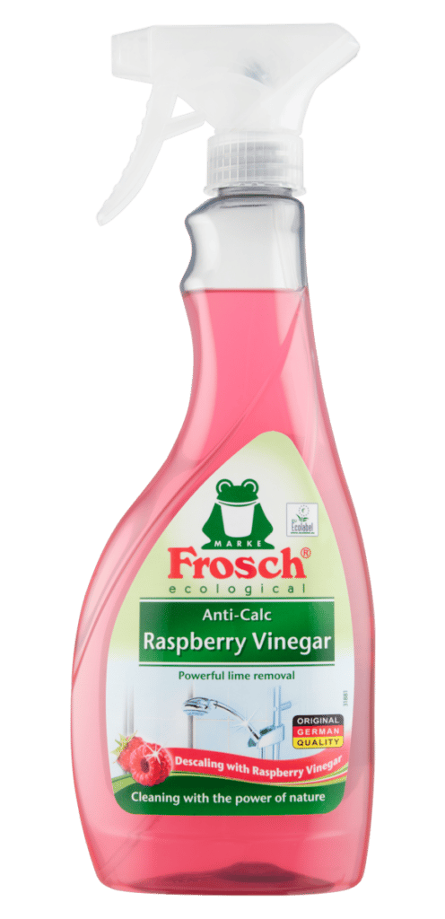 Čisticí prostředek na vodní kámen Frosch - s malinovým octem, 500 ml