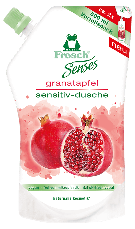 Frosch EKO Senses Sprchový gel Granátové jablko - náhradní náplň 500 ml