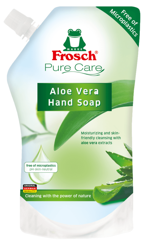 Tekuté mýdlo Frosch - aloe vera,  náhradní náplň, 500 ml