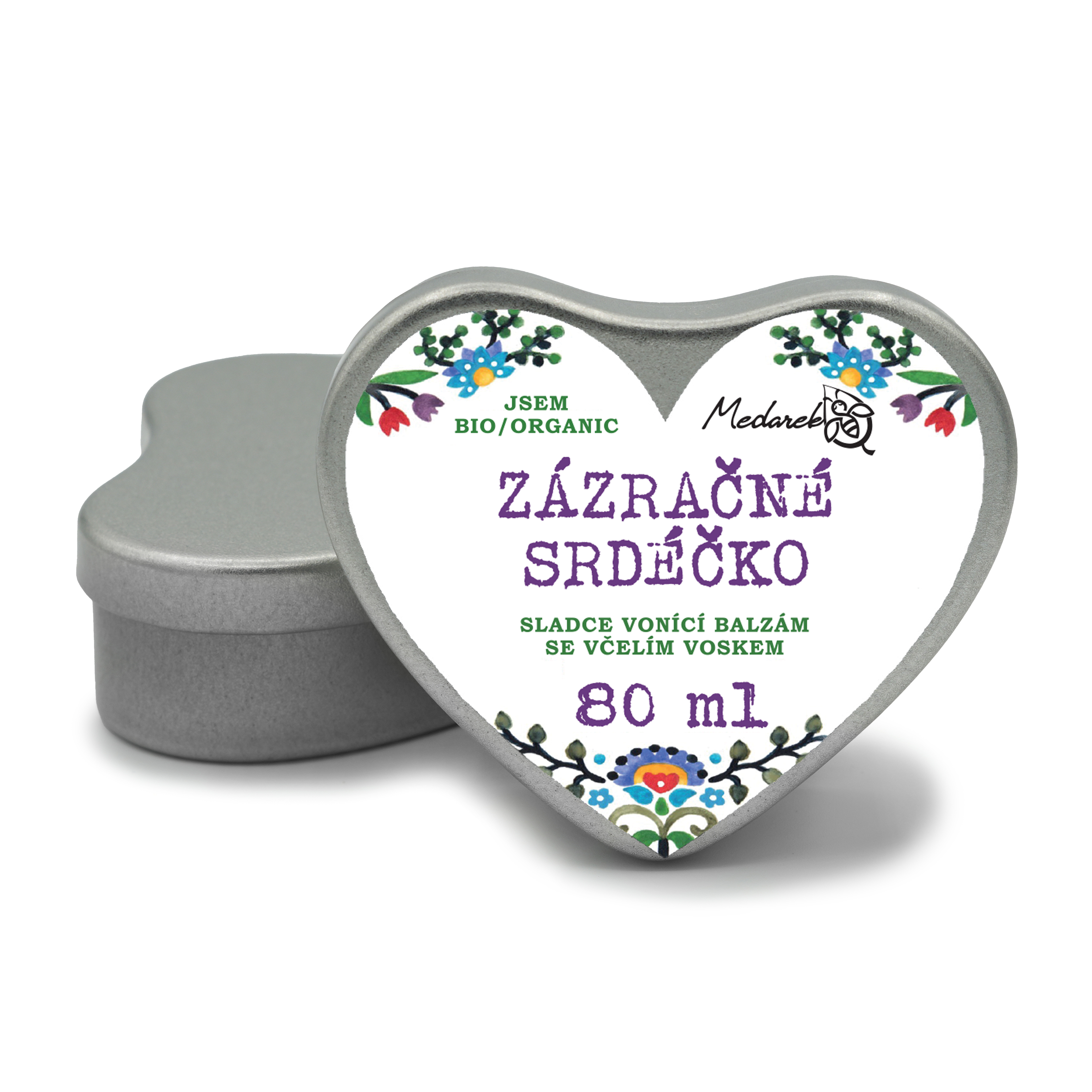 Medarek Zázračné srdéčko Obal: Stříbrné 80ml