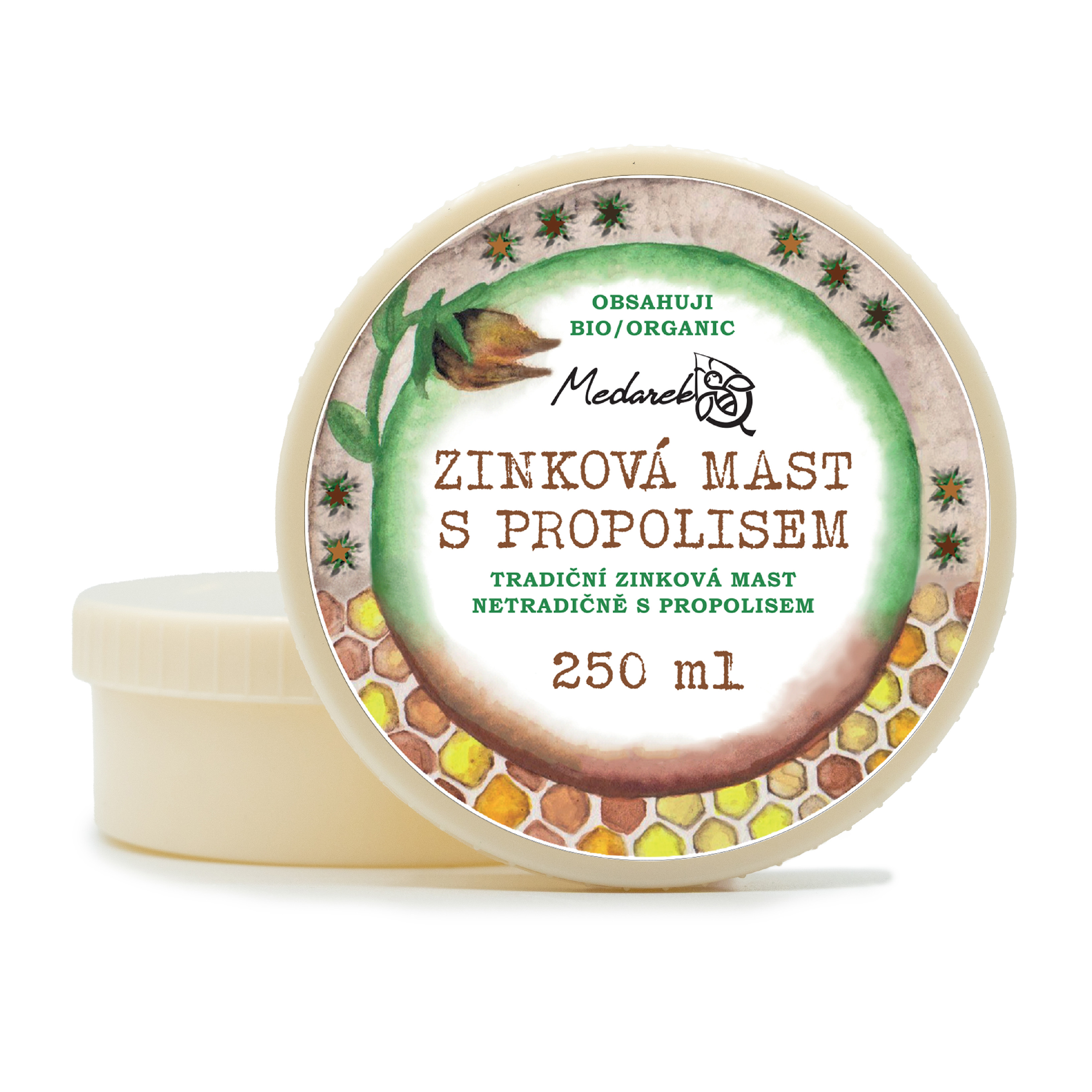 Medarek Zinková mast s propolisem Objem:: 250 ml