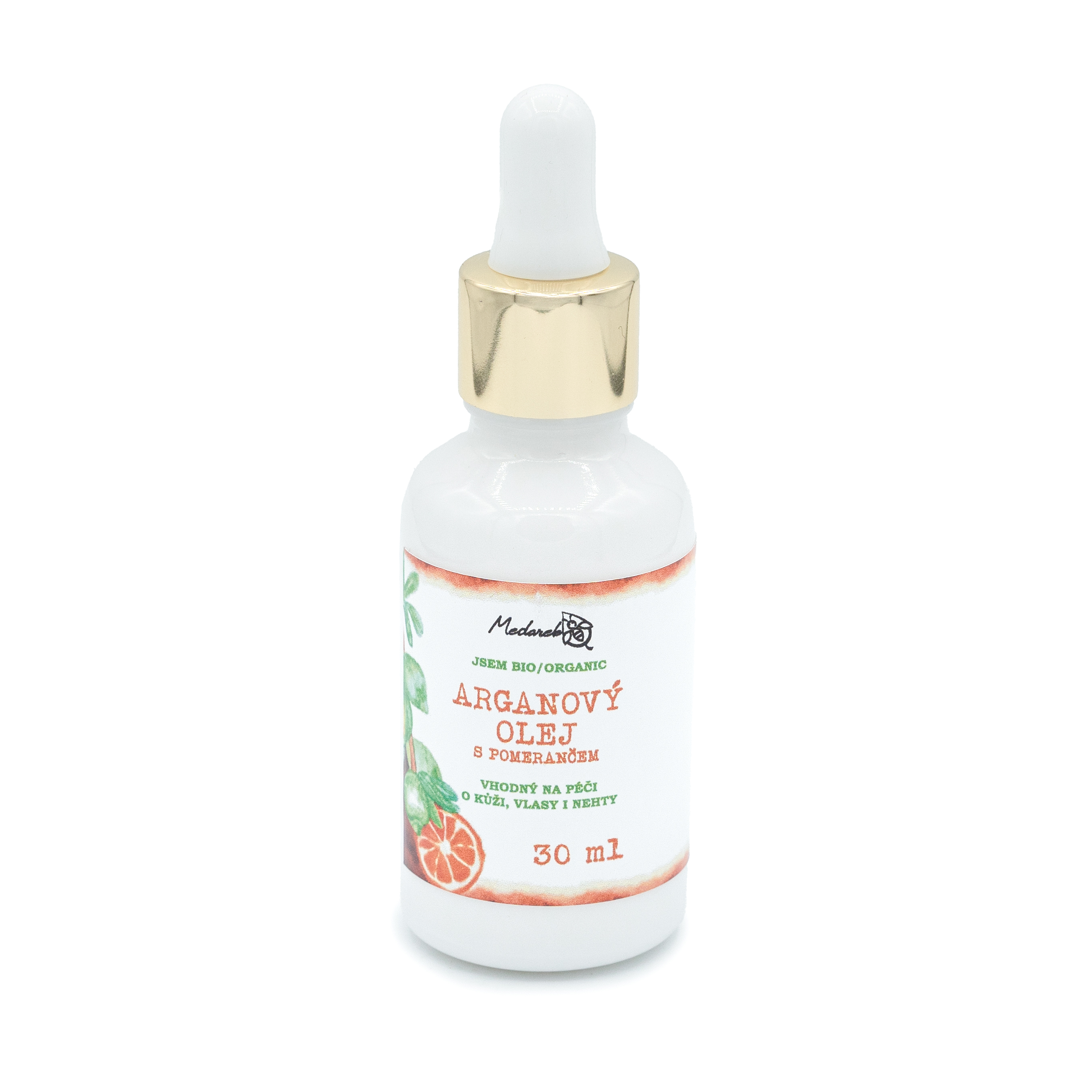 Medarek Organický (bio) arganový olej s pomerančovým olejem Objem:: 30 ml