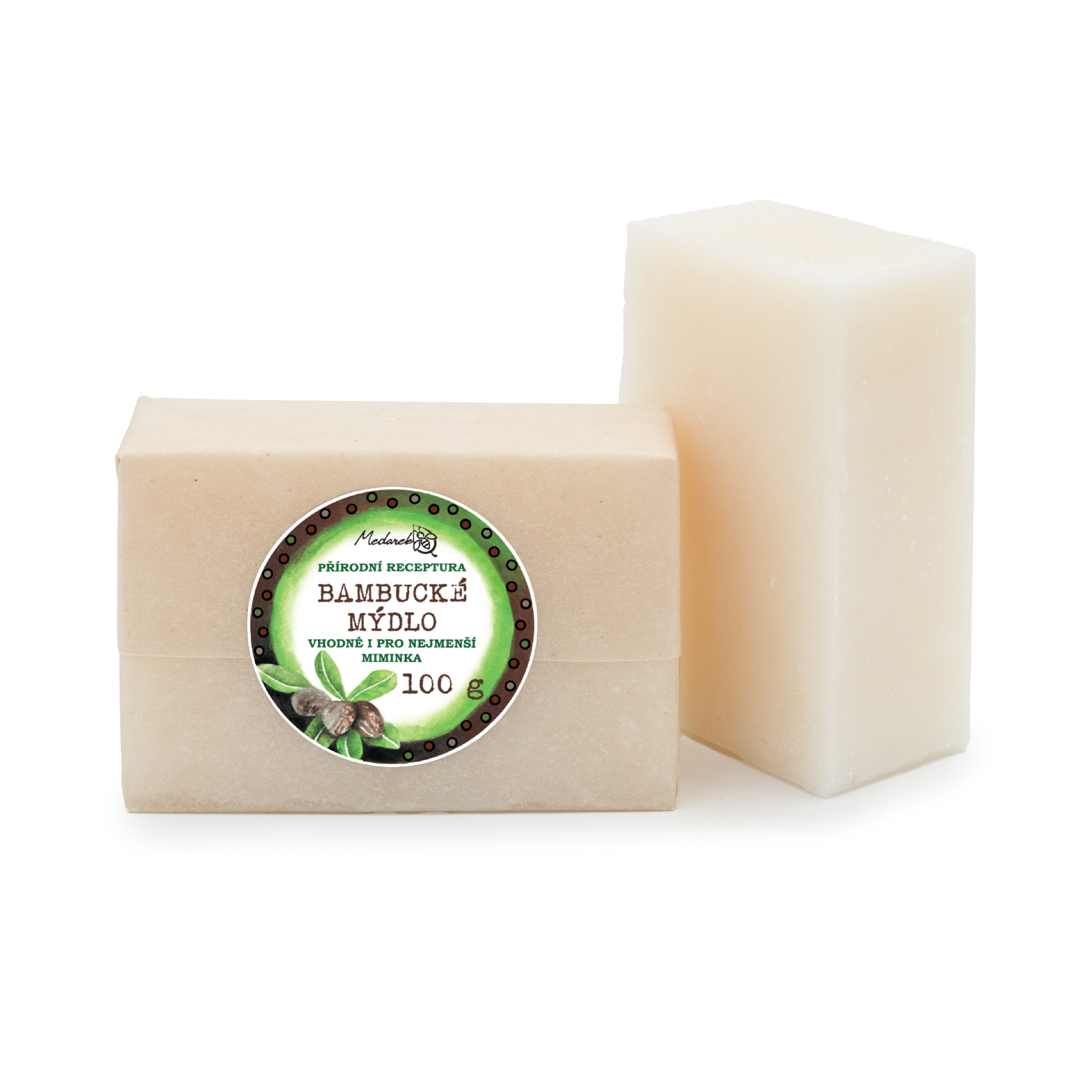 Medarek Bambucké mýdlo Hmotnost: 100 g