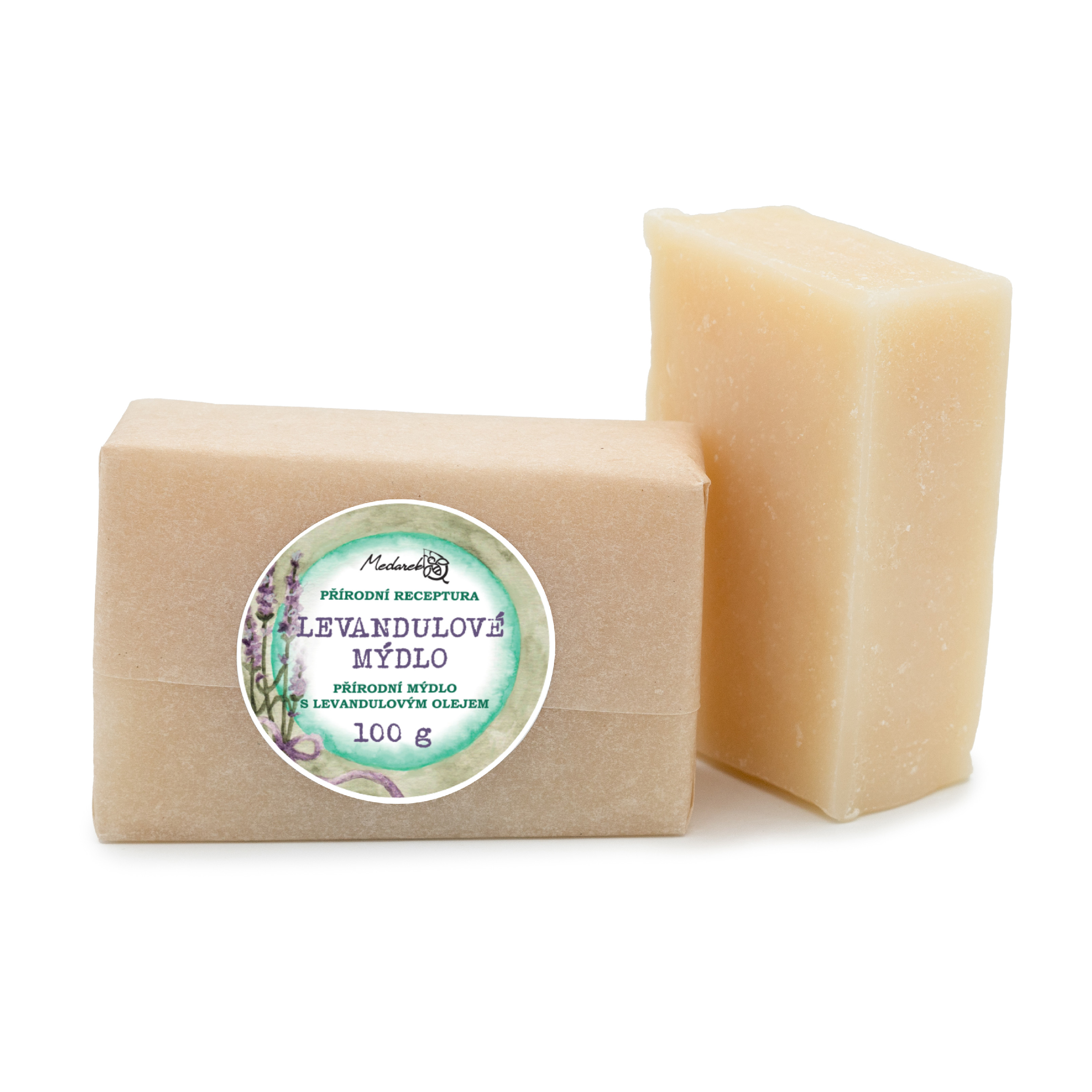 Medarek Levandulové mýdlo Hmotnost: 100 g
