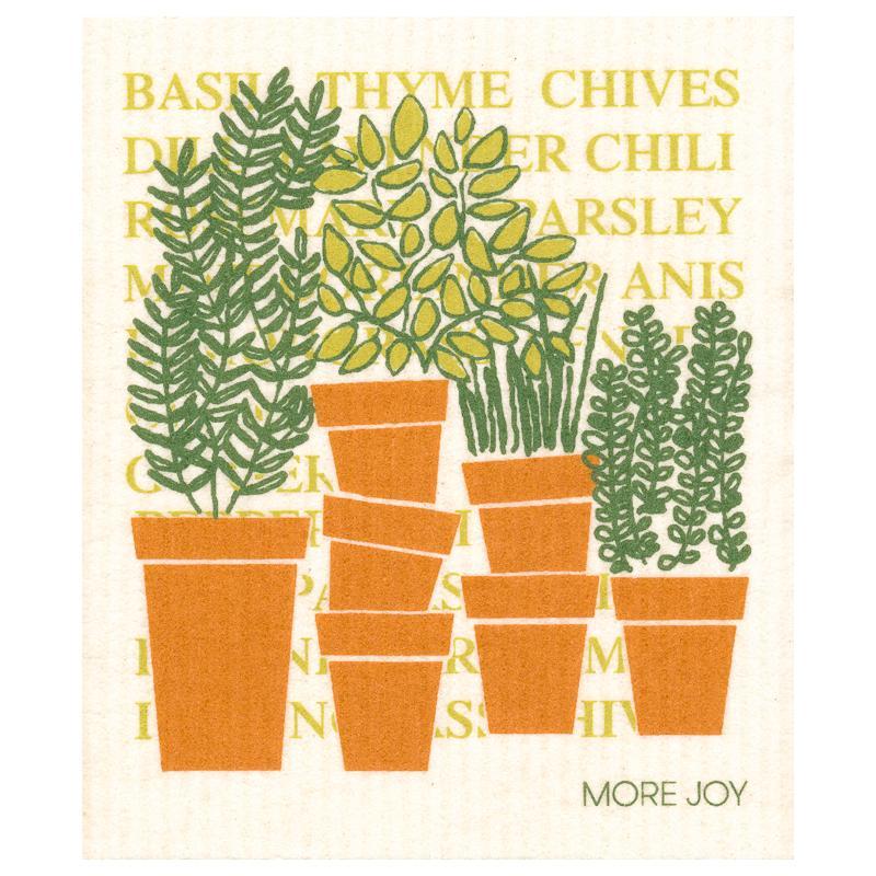 More Joy More Joy, kuchyňský hadřík Herbs, 1 ks