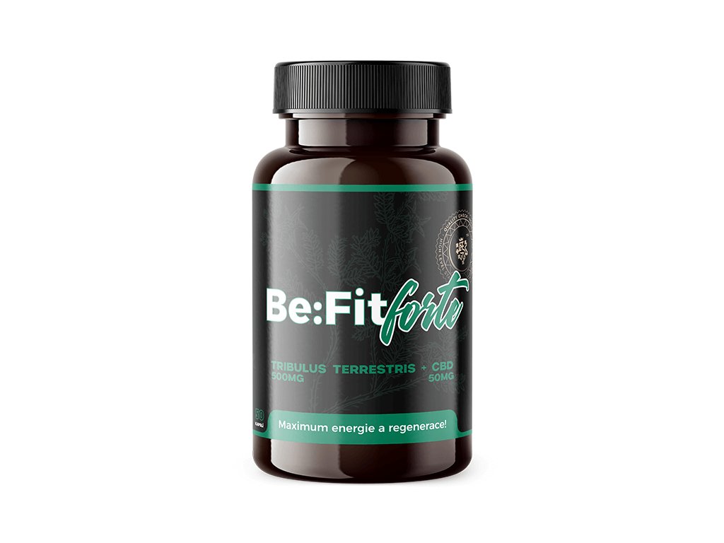 CZECHCBD Be:Fit Forte - kotvičník s CBD, 50 ks