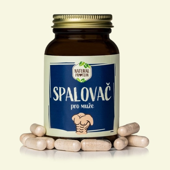 Natural Protein Spalovač tuků pro muže, Natural Protein, 60 kapslí